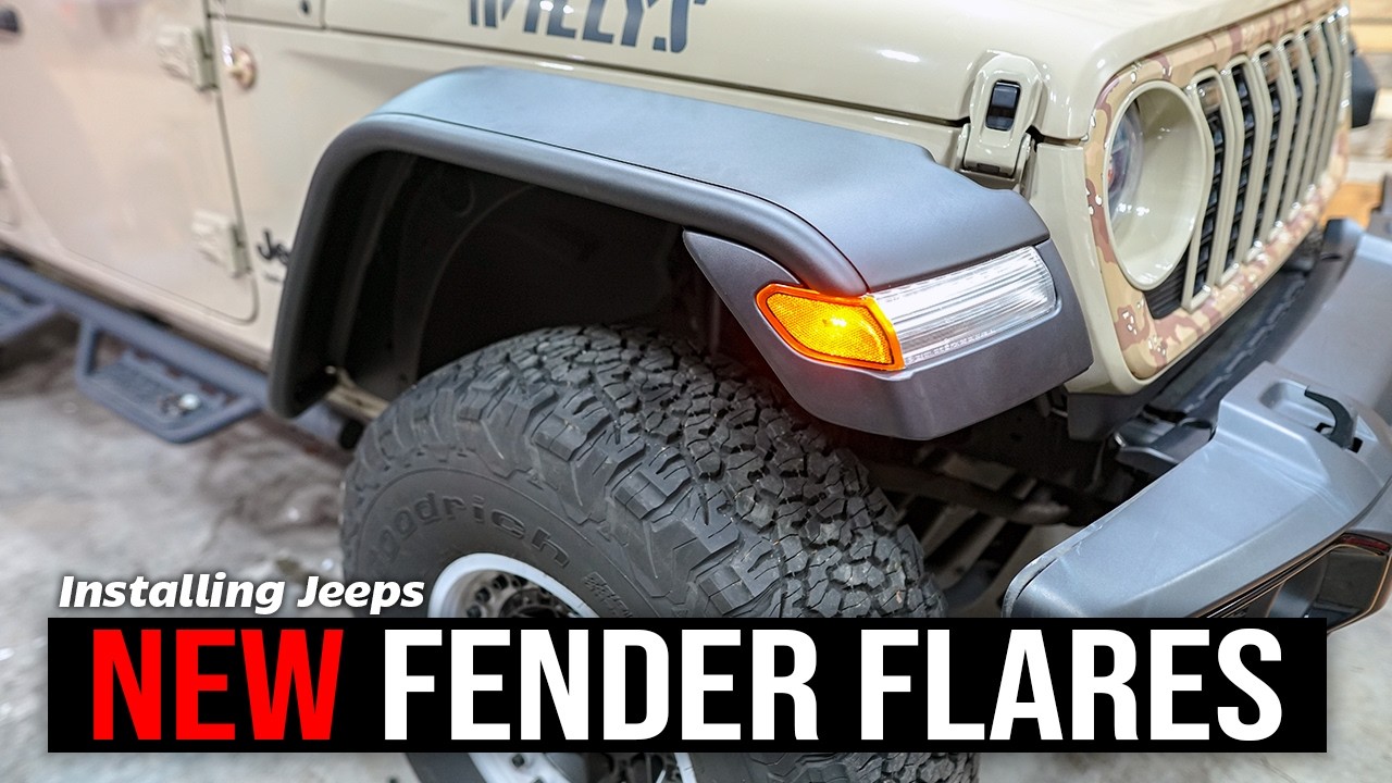Jeeps  NEW Fender Flares are a game changer
