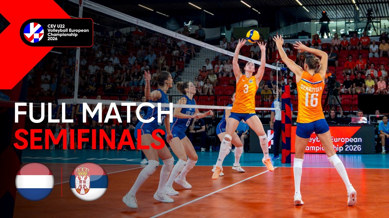 Full Match | The Netherlands vs. Serbia | CEV U22 Volleyball European Championship 2026 | Women