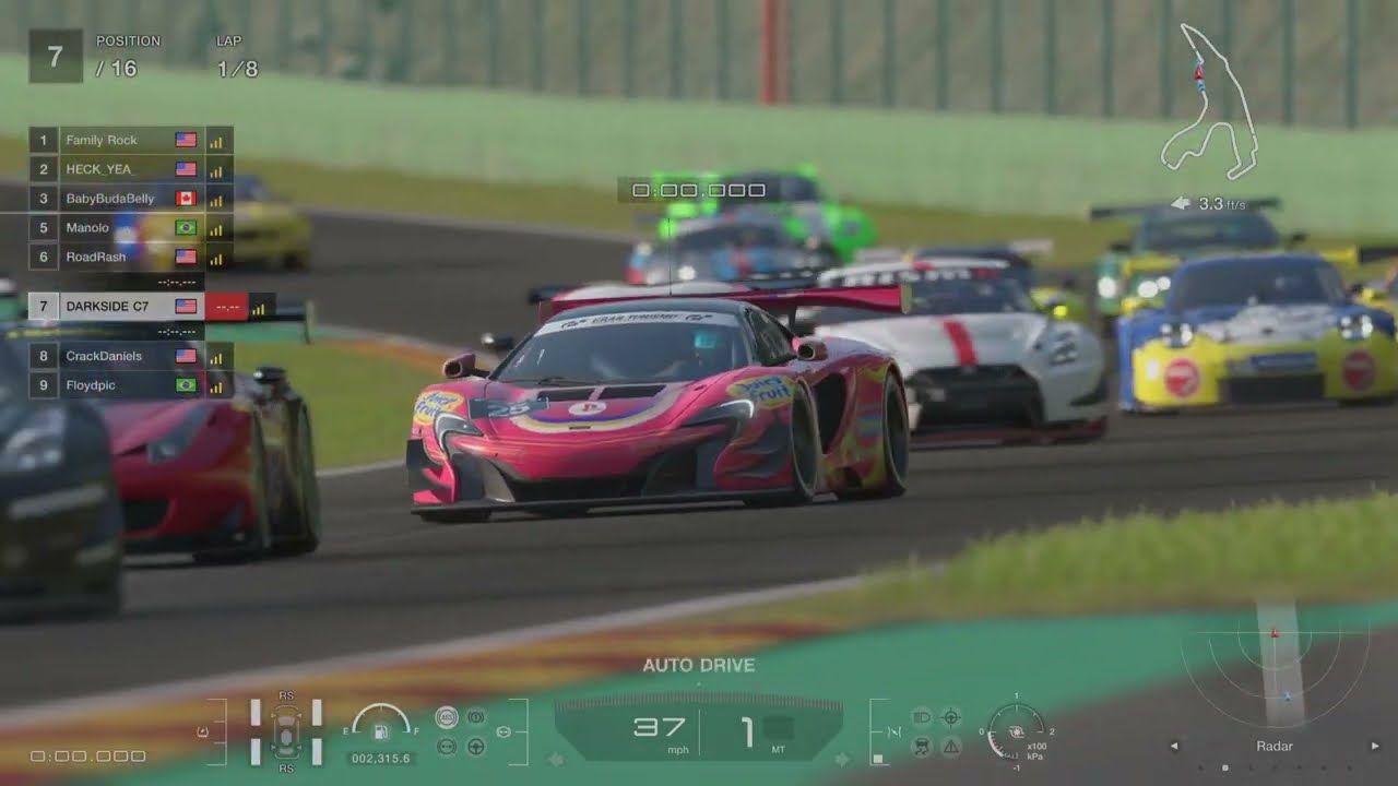 PSVR2: Gran Turismo 7 Daily Race at Circuit de Spa