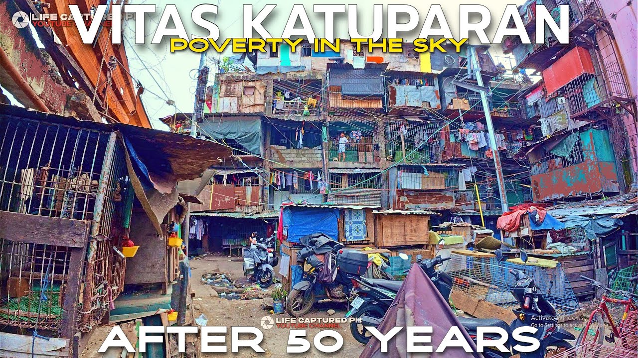 Hidden Extreme Poverty In The Sky | Vitas Katuparan Tondo Manila | After 50 Years  [4K]🇵🇭