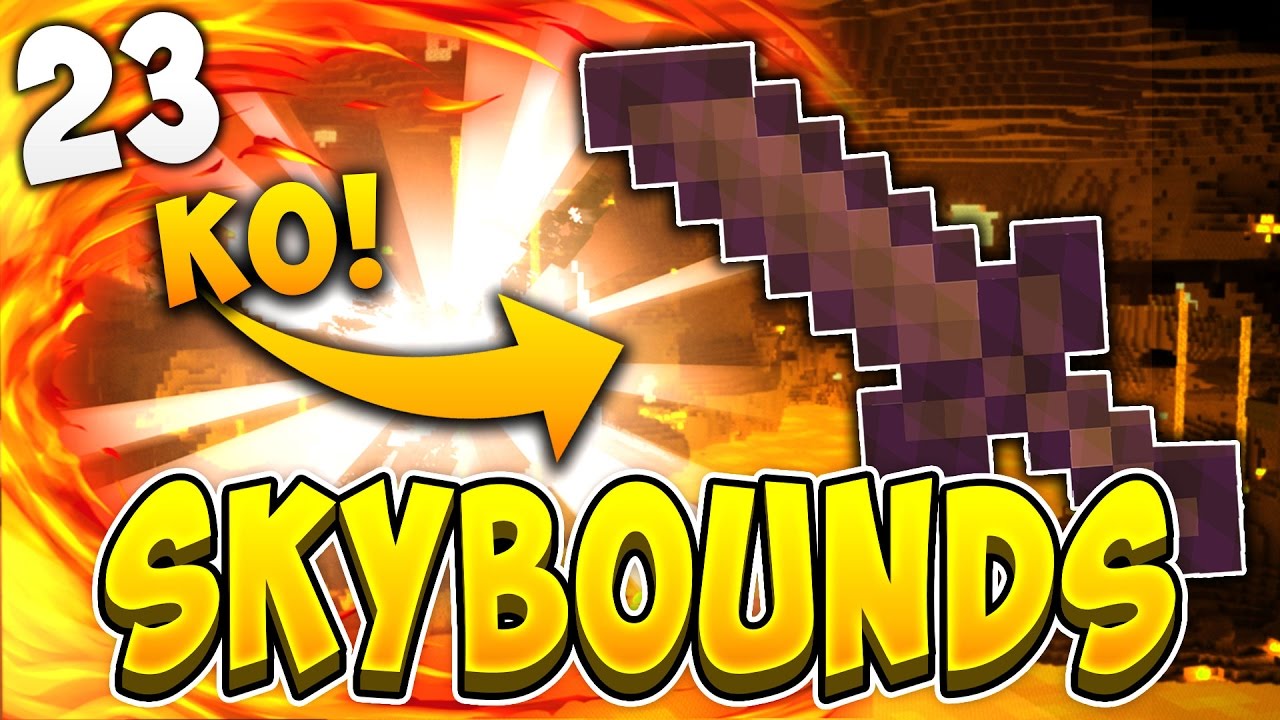 I KO'D ANOTHER YOUTUBER?! | SKYBOUNDS #23 (Minecraft Skyblock)