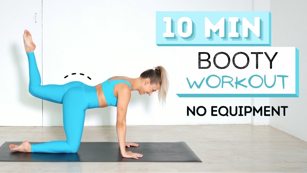 10 min AT HOME BOOTY WORKOUT | No Equipment