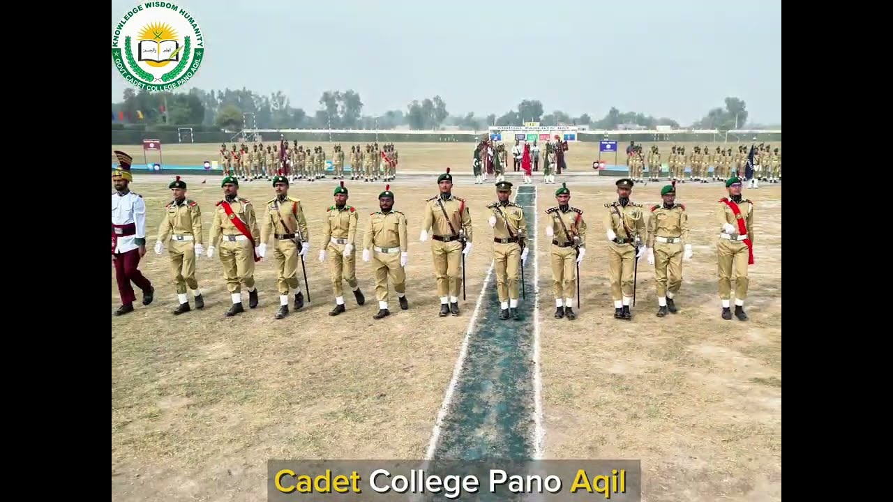 An Aerial view of Cadet College Pano Aqil and Cadets