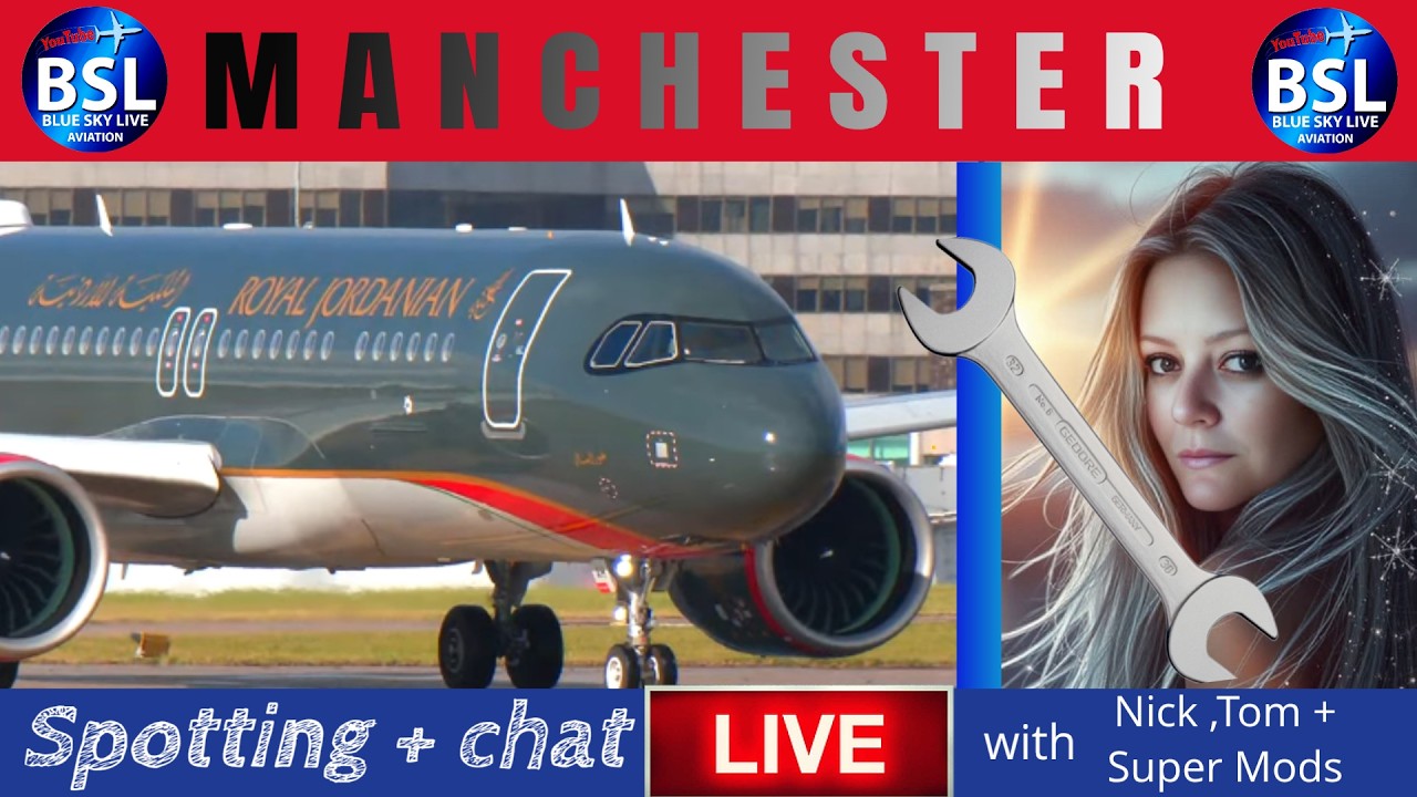 🔴Live  Aviation - MANCHESTER  AIRPORT  - Plane spotting and chat