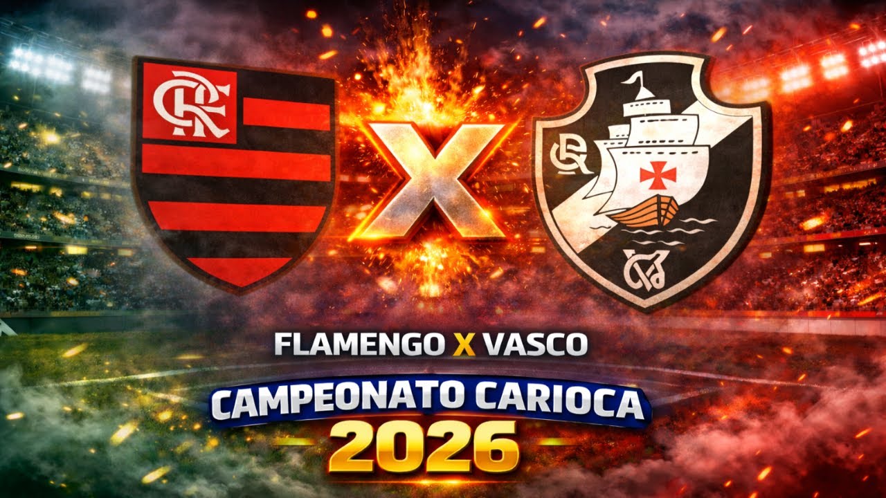 FLAMENGO X VASCO  [Simulação] - CAMPEONATO CARIOCA 2026 - PES SIMULADO