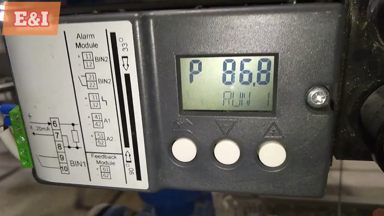 Simens  smart positioner PS2 calibration procedure