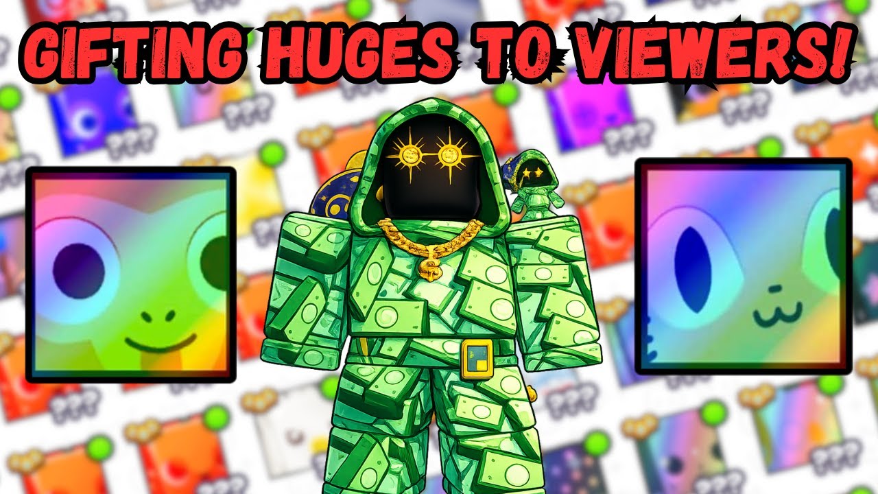 Pet Simulator 99 Valentines Giveaways!| Giving away HUGES to ALL Viewers | TTS on!