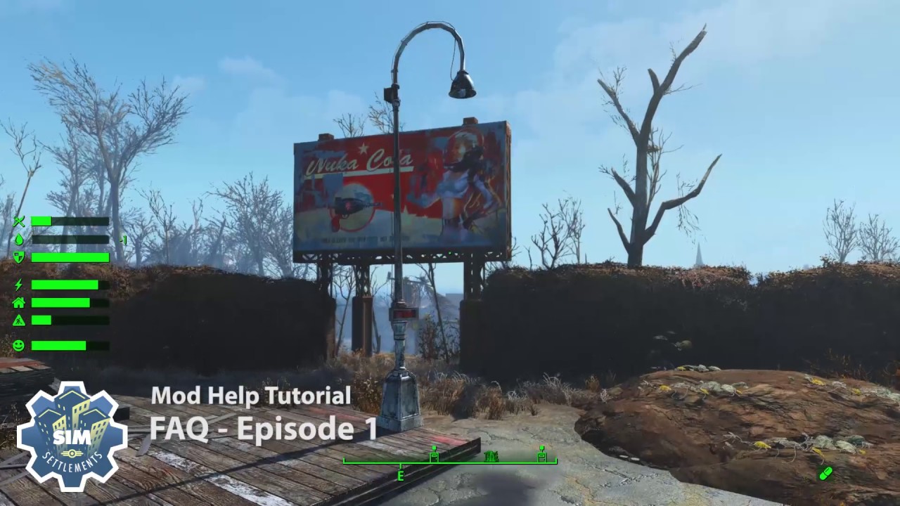 Sim Settlements: Mod Help - FAQ Episode 1