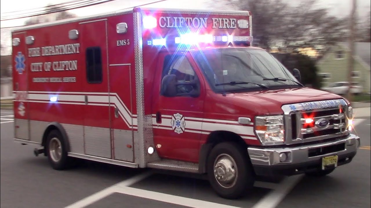 Clifton Fire Department Spare EMS-5 Responding 3-26-25