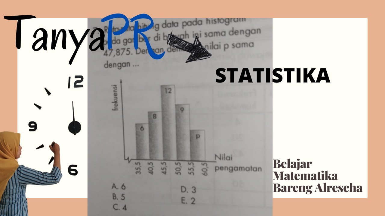 Tanya PR Matematika Statistika Menghitung rerata