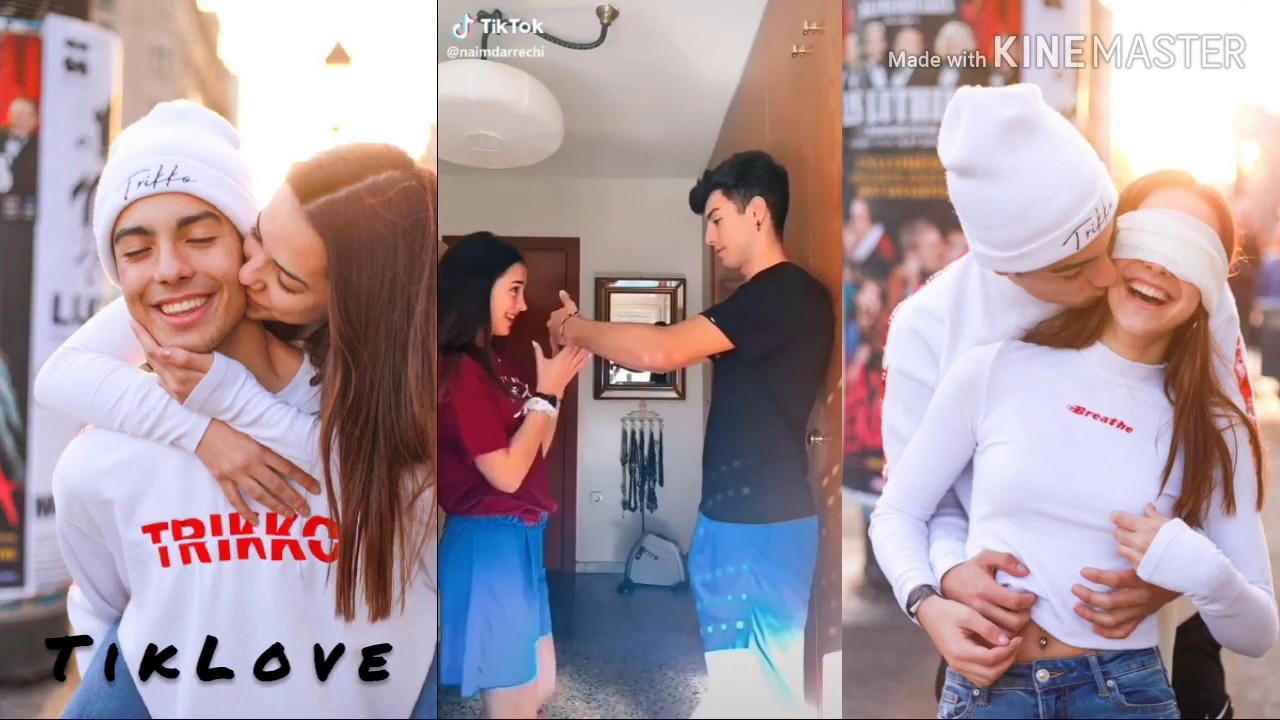 NAIM Y ÁNGELA ❤️ TIK TOK COMPILATION 👑
