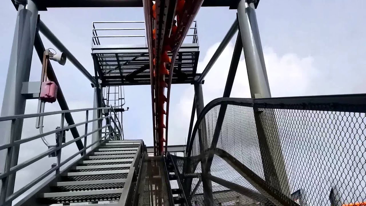 The Bat Front Seat POV 2014 FULL HD Kings Island