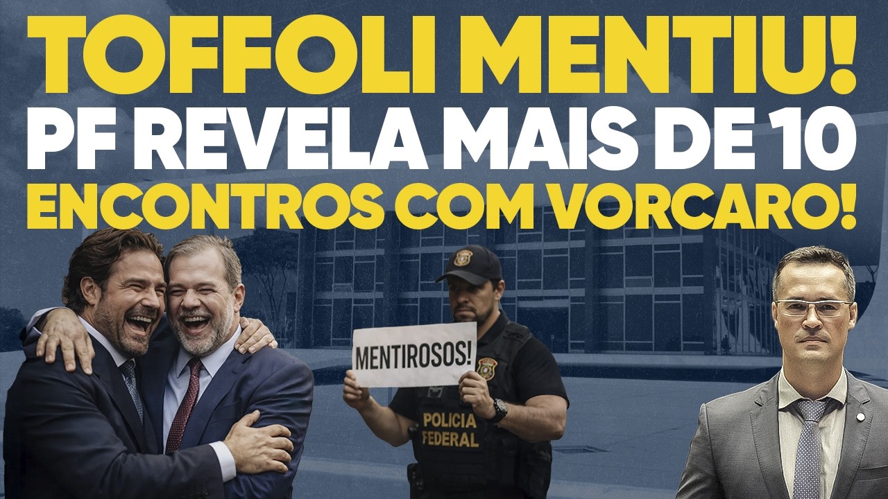 PEGO NA MENTIRA! Toffoli escondeu amizade com Vorcaro e foi desmascarado pela PF!