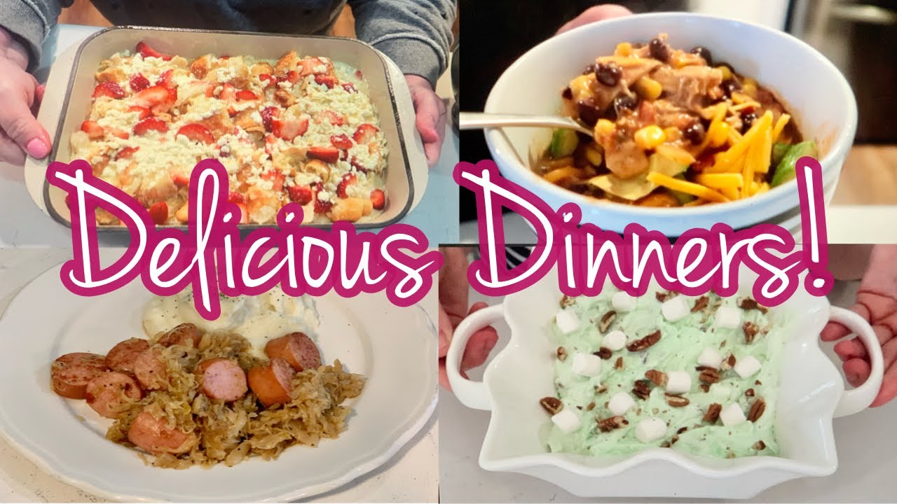 WHAT'S FOR DINNER! | IDEAS FOR QUICK & EASY MEALS | MOTHER'S DAY BRUNCH IDEA!
