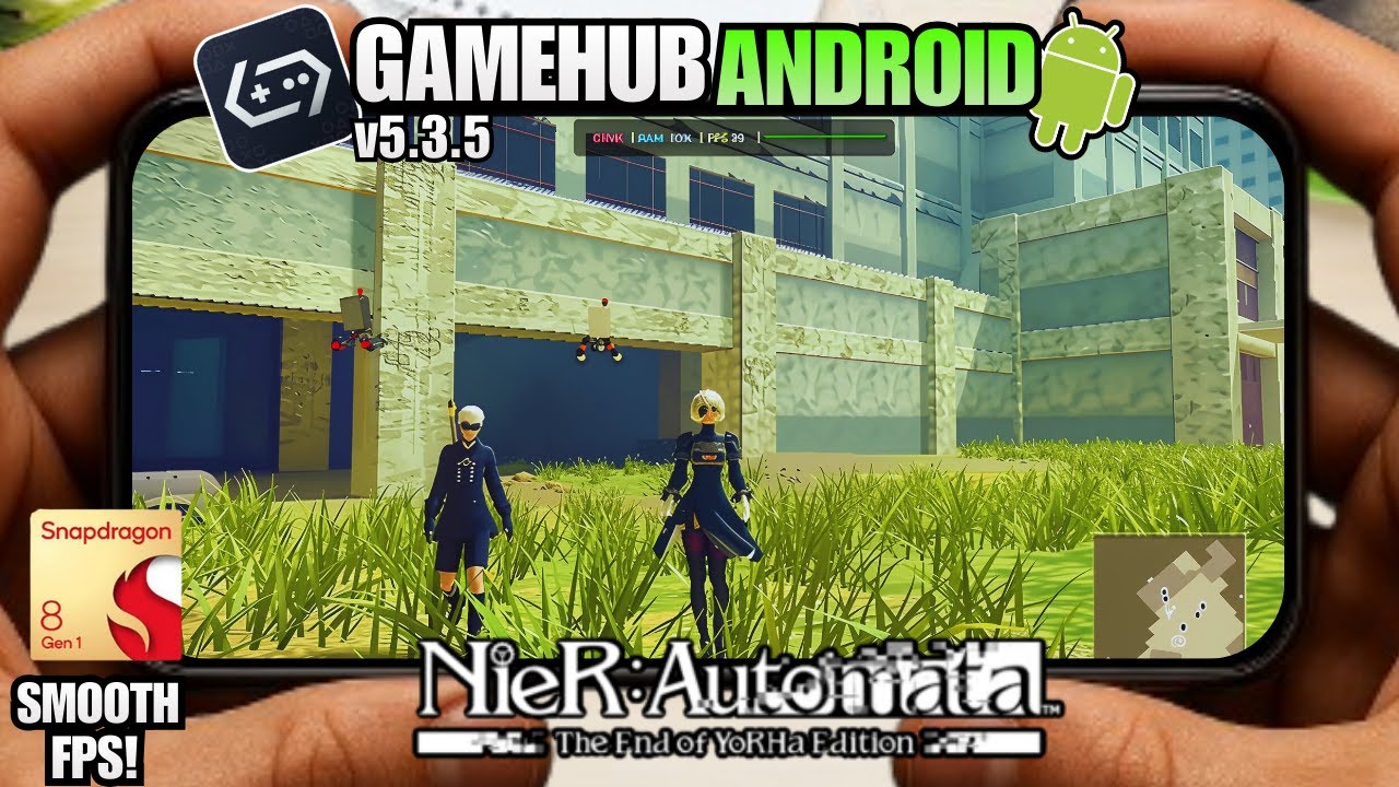 Nier Automata on Android | GameHub v5.3.5 | Tested on Snapdragon 8 Gen 1 + Settings