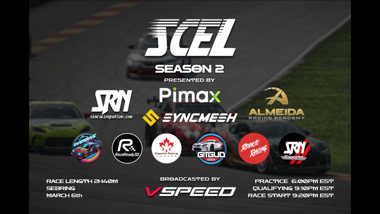 SCEL - Multi Class Endurance League - Race 5 - Sebring