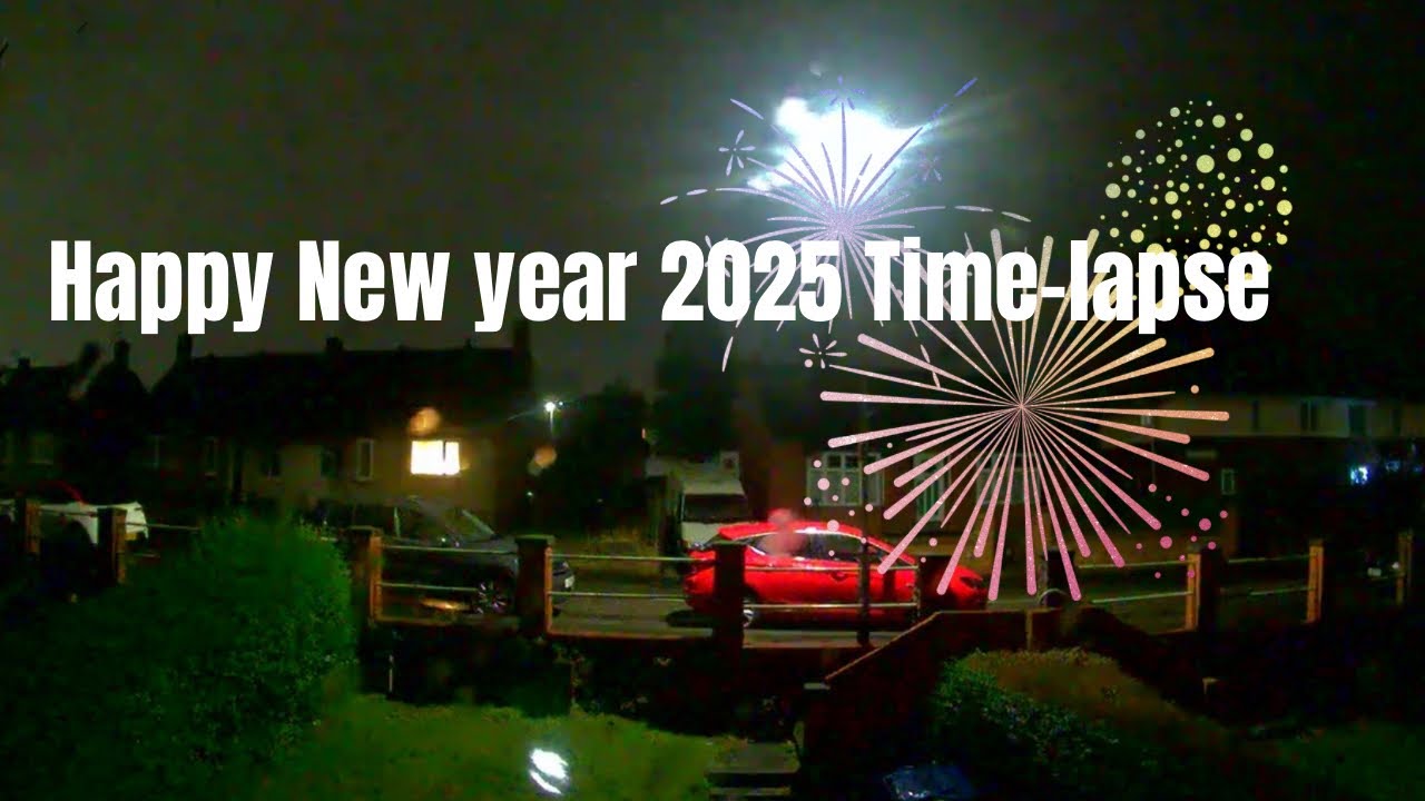 New years day Night-time Time-lapse!