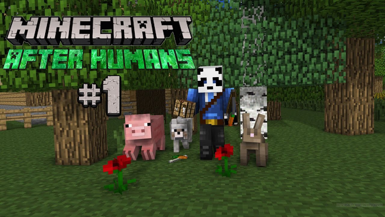 LUCKY START!!! - Minecraft After Humans Mod Part 1