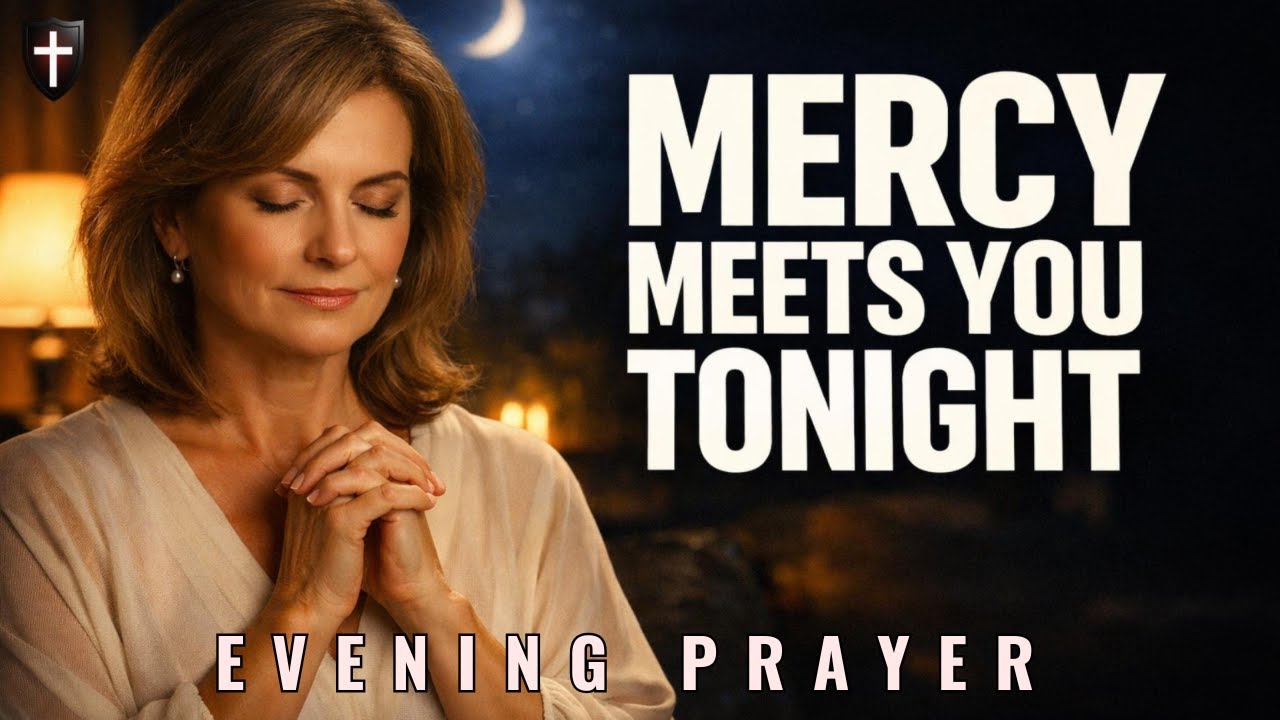 As this day ends, I rest in Your mercy and forgiveness tonight | Evening Prayer