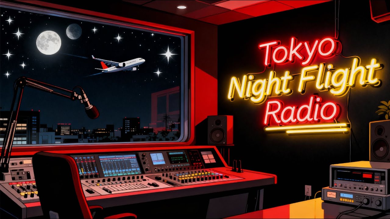 # 212 Tokyo Night Flight Radio | Lo-fi World Fusion Grooves | Cross-Cultural Soundscape