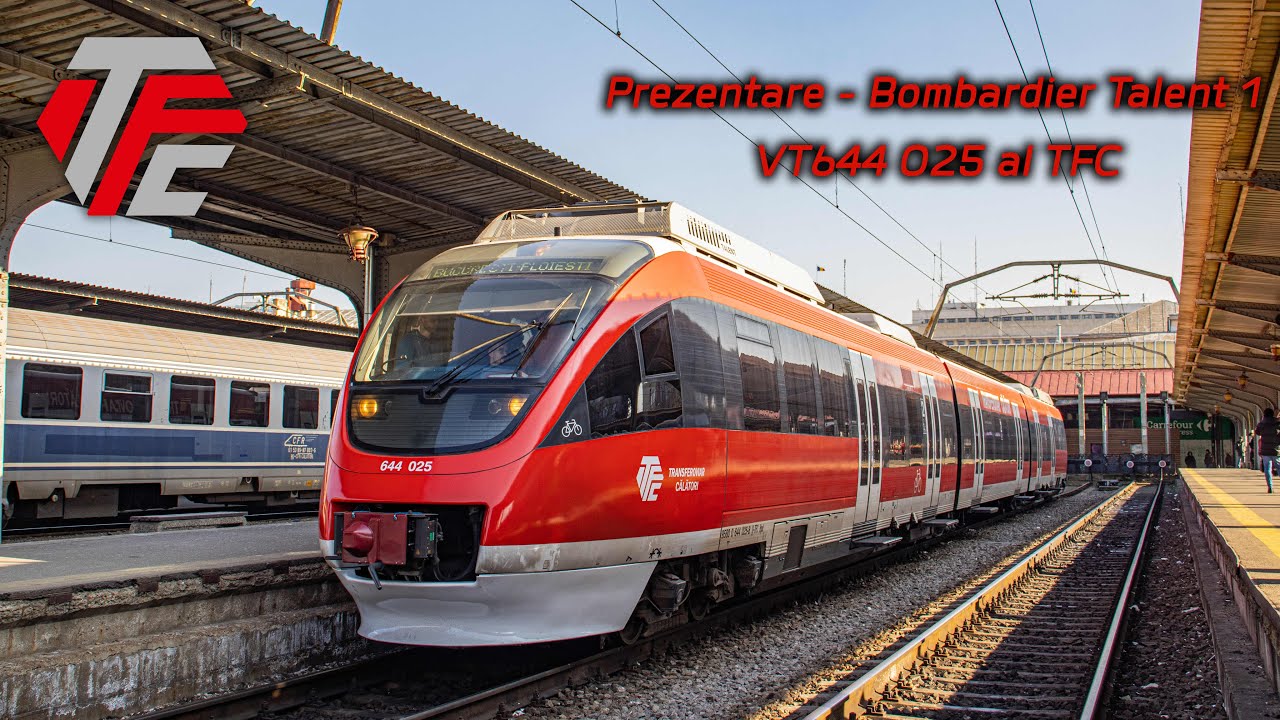 Prezentare - Bombardier Talent 1 VT644 025 TFC