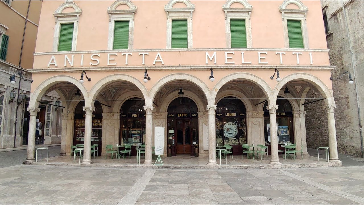 Caff&egrave; Meletti, Ascoli Piceno, Marche, Italy, Europe