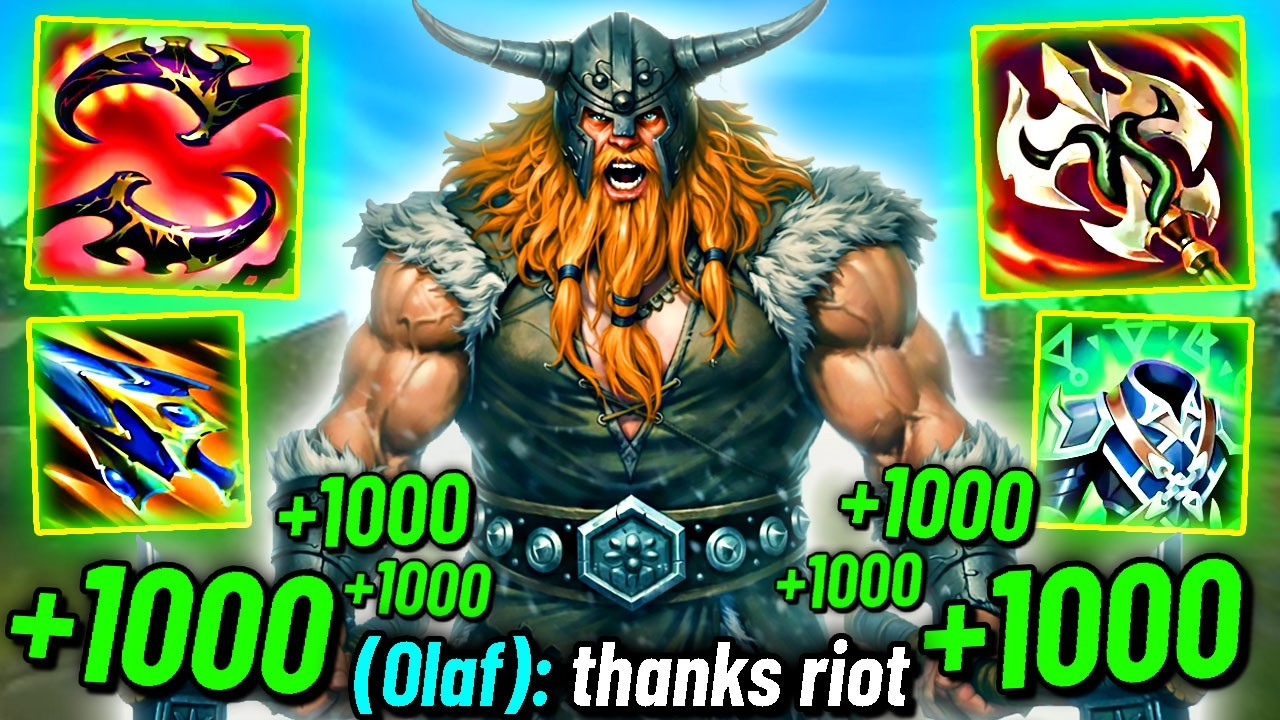 New MAX HEALING OLAF is simply IMMORTAL (Thx Riot)
