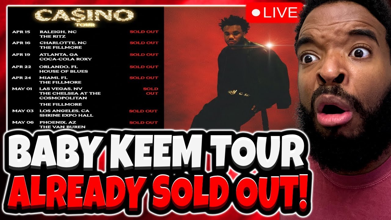 BABY KEEM CASINO TOUR SOLD OUT! DJ AKADEMIKS DISSES MAL! SEXYY RED VS MICHAEL JACKSON ESTATE!