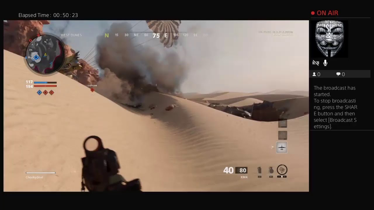 cheekydevil's Live PS4 Broadcast of cold war alpha test