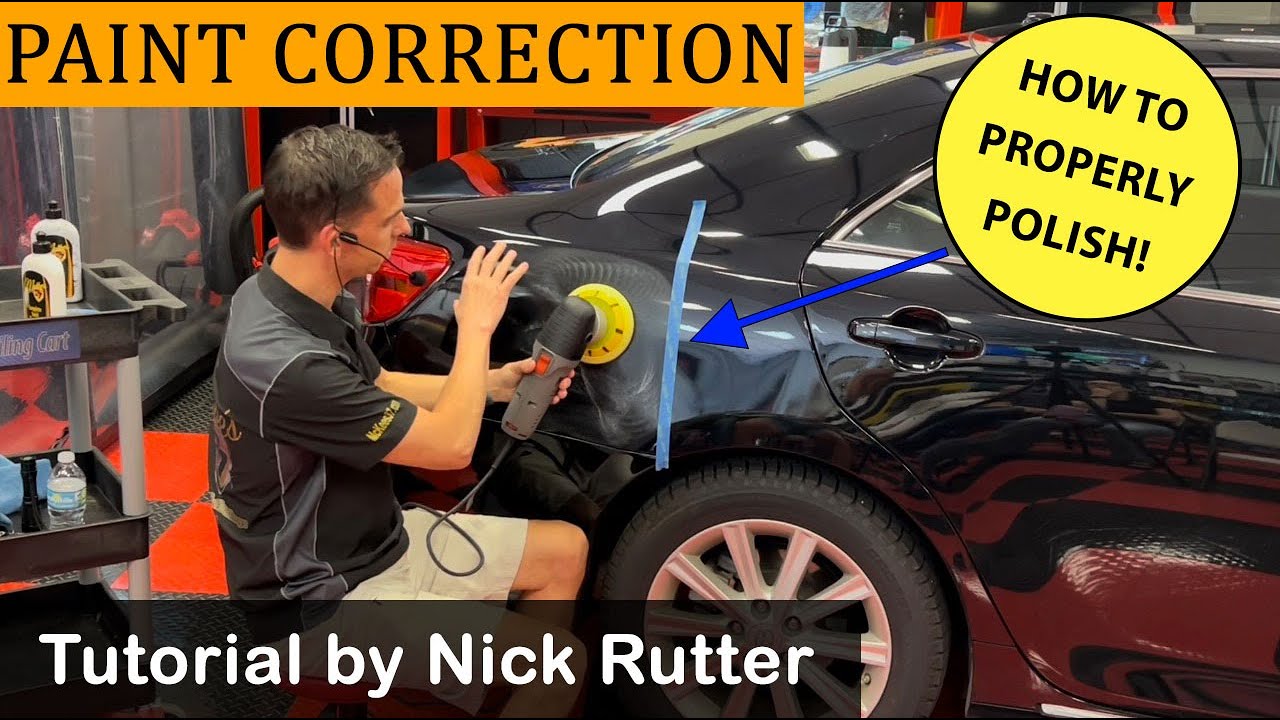 Paint Correction Live & Uncut at Cars & Coffee | How to Polish Black Paint by McKee’s 37