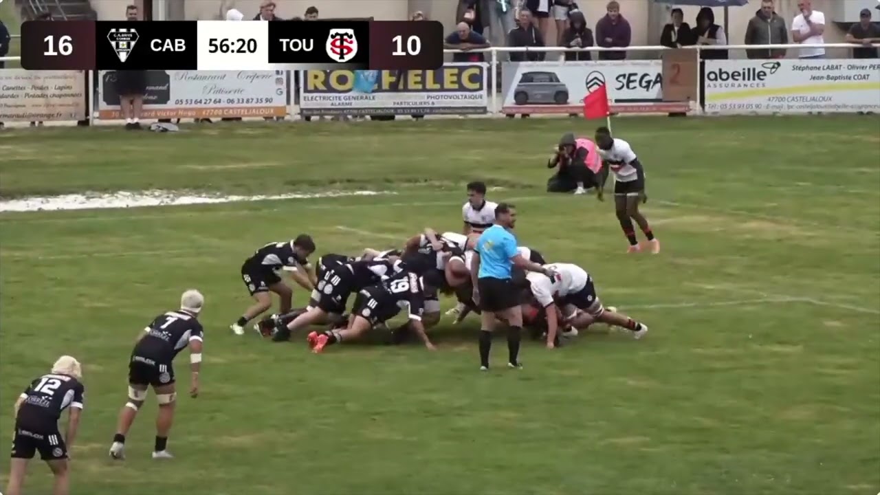 Résumé CA Brive-Toulouse finale Crabos 2023-2024