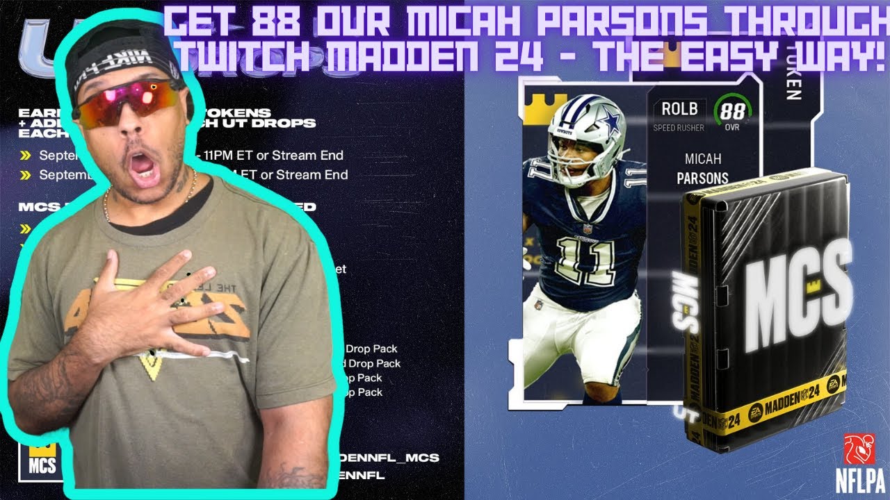 How to get Micah Parsons Twitch Drop