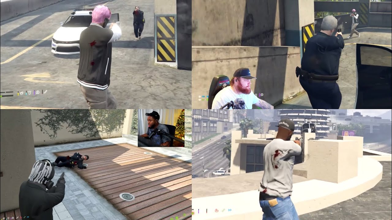 CG get into Shootout with the Cops after having a Civil War with Ramee (Multi POVs) | Prodigy RP 2.0