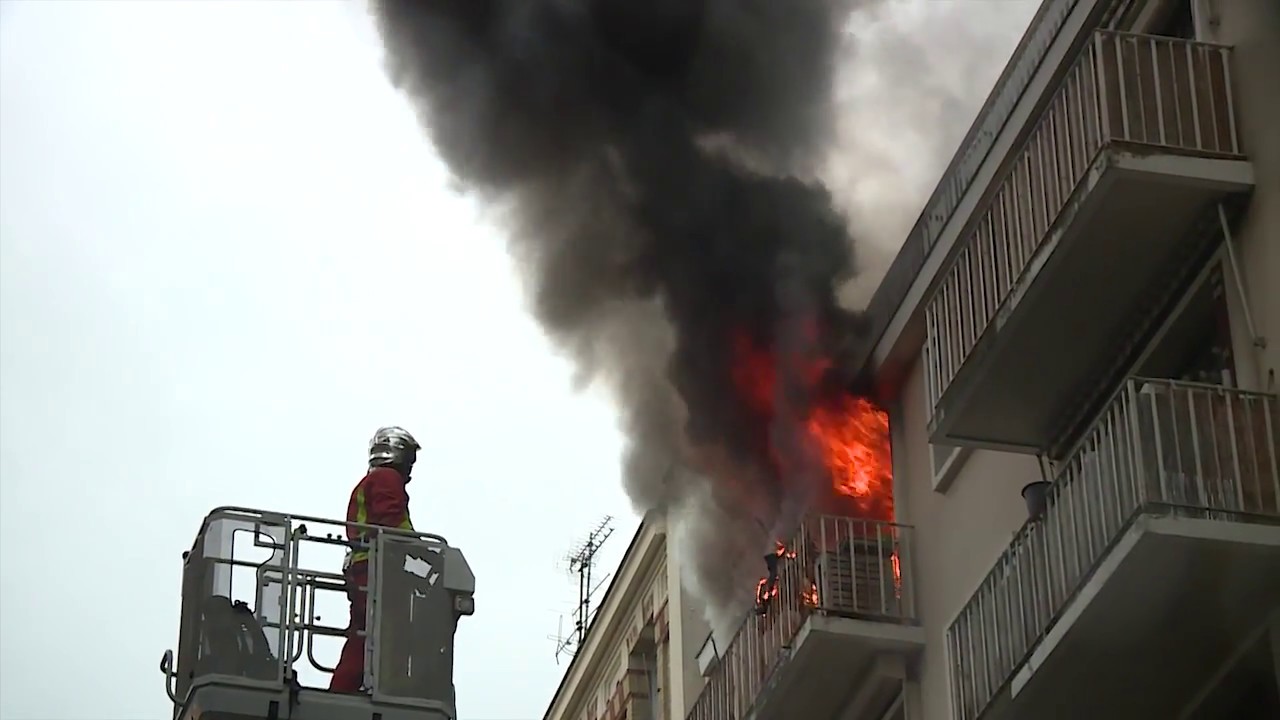 Feu d'appartement à Boulogne-Billancourt