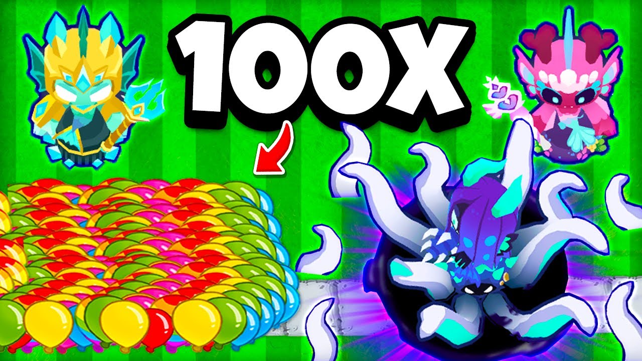 100x Bloons vs Mermonkey (BTD 6)