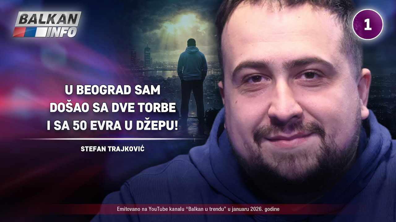 INTERVJU: Stefan Trajković &ndash; U Beograd sam do&scaron;ao sa dve torbe i bez dinara u džepu! (30.1.2026)