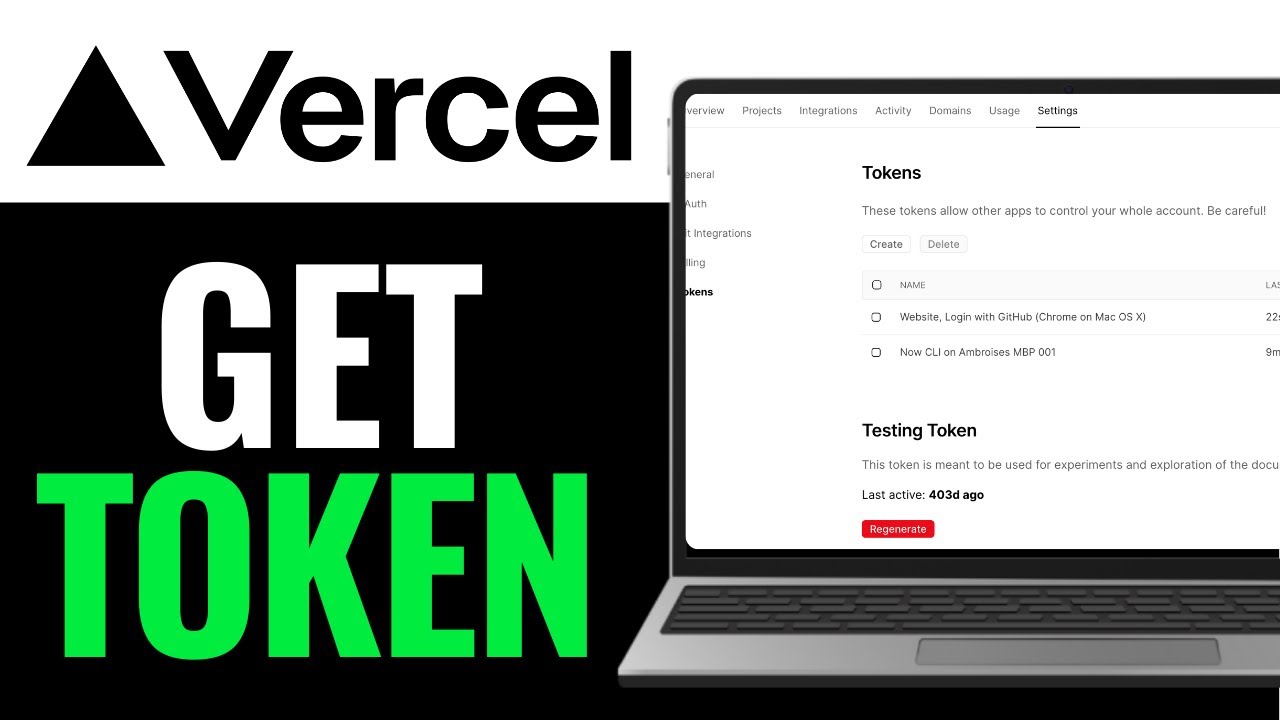 How to Get Vercel Token 2025 (Beginner's Guide)