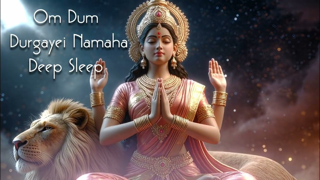 Om Dum Durgayei Namaha 🌙 Deep Sleep Mantra for Protection, Peace & Night Healing #fyp