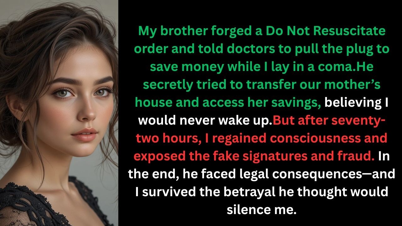 He Forged My DNR and Tried to Pull the Plug — I Woke Up and Exposed Him