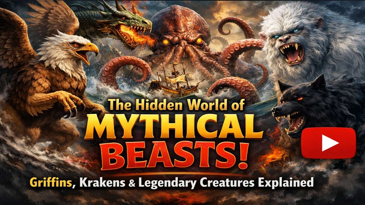 The Hidden World of Mythical Beasts 🐉 | Griffins, Krakens & Legendary Creatures Explained