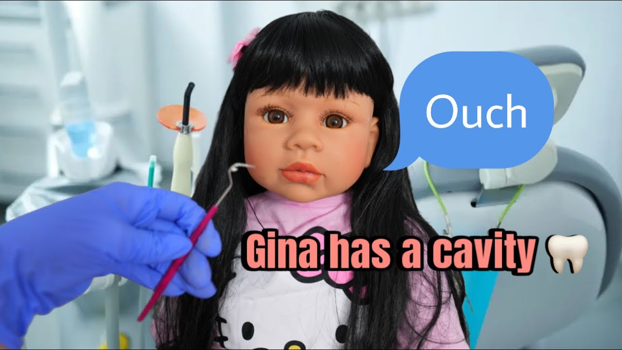 Reborn Gina Has cavity and  goes to the dentist reborn rp videos