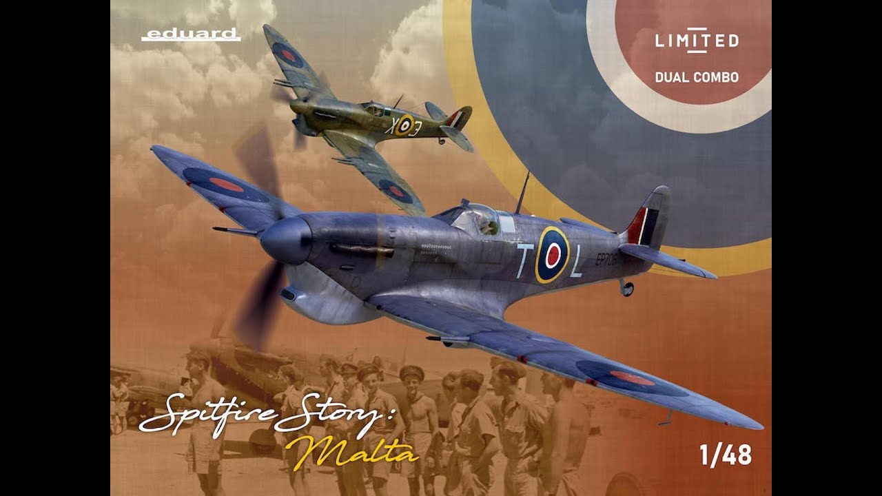 Quick Look Review* Eduard 1/48 Malta Spitfire V Dual Combo