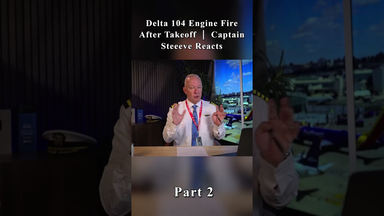 Emergency Landing: Delta Flight 104's Shocking Engine Fire Moments After Takeoff!