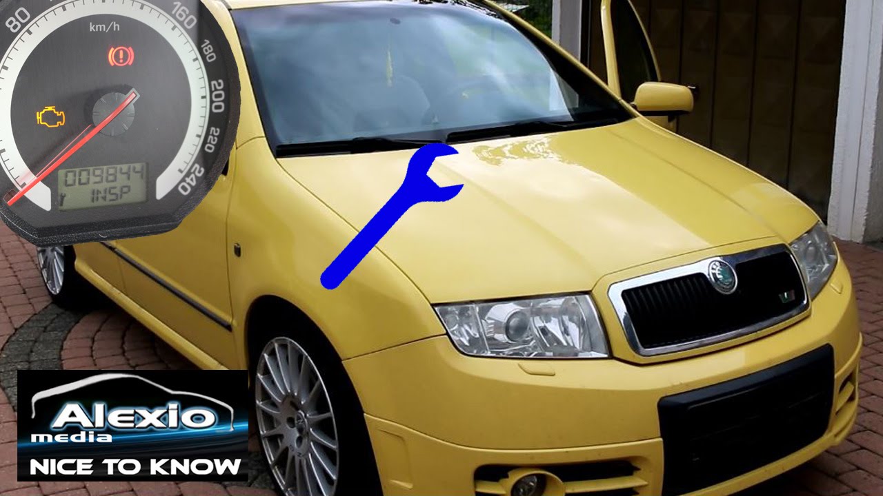 💡Skoda Fabia 6Y Inspektionsanzeige und Ölserviceanzeige zurücksetzen- Reset service indicator