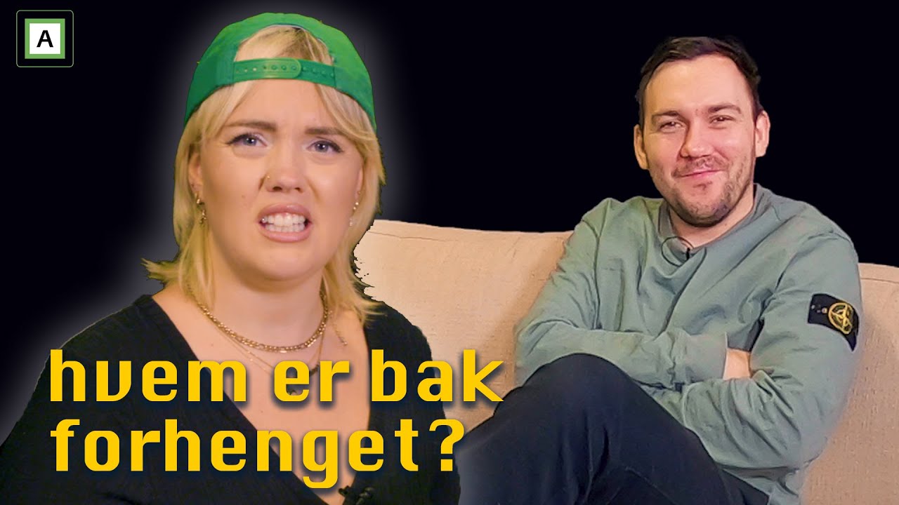 Malin: Hvem er bak forhenget? (det er Dennis)