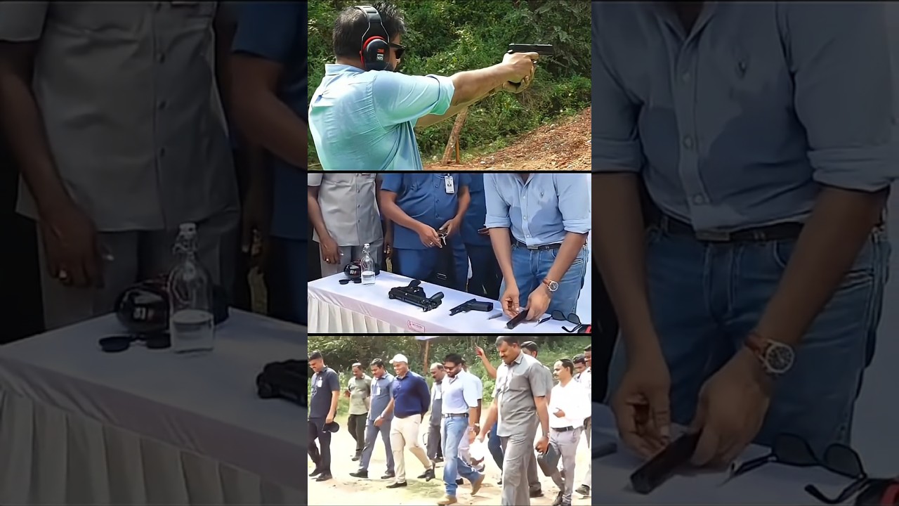most stylish politician #pawankalyan | Deputy CM Pawan Kalyan at AP Police Firing Zone