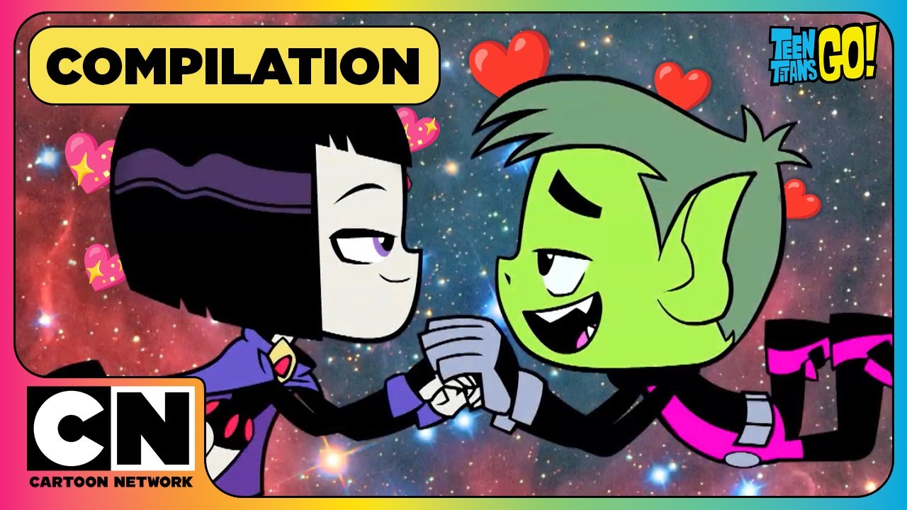 💕💑 Cutest Couple Moments | Teen Titans Go! Valentine's Day Special! ❤️ | Cartoon Network Asia