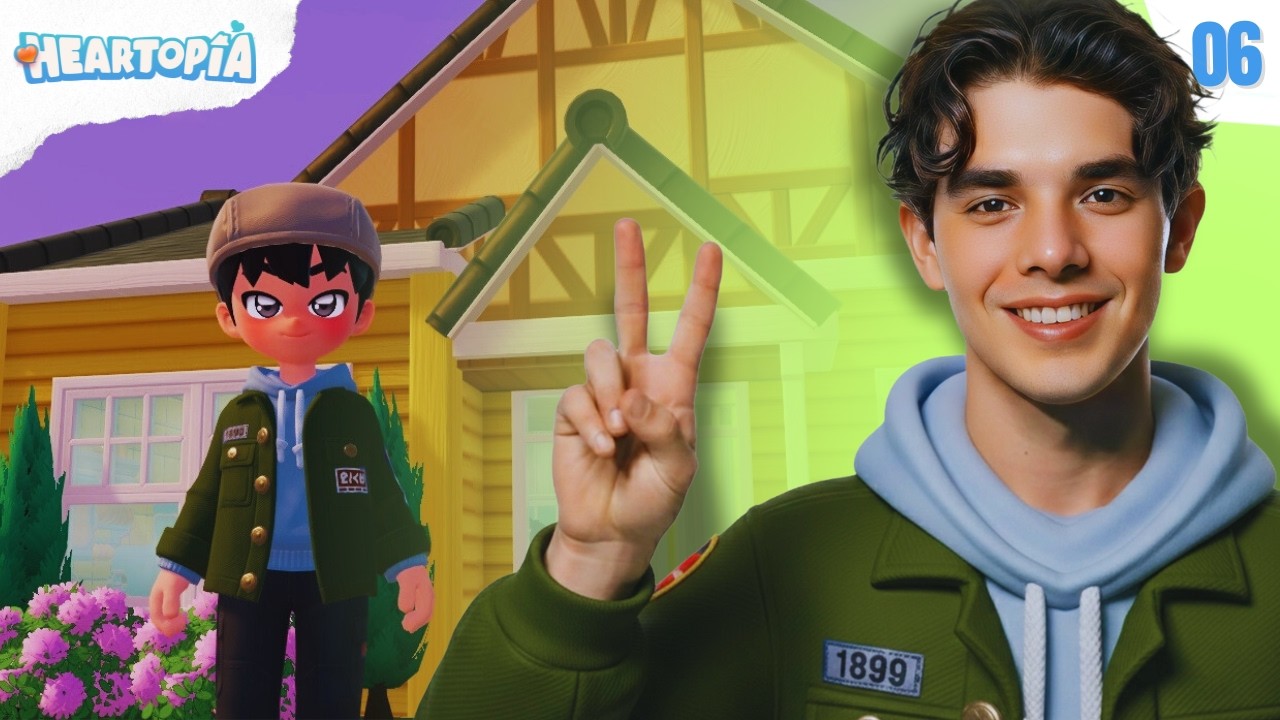 🧁 1.06 – MOBILHEI MINHA CASA E APARTEI UMA BRIGA DE PESCADORES | HEARTOPIA 😂🏡🎣