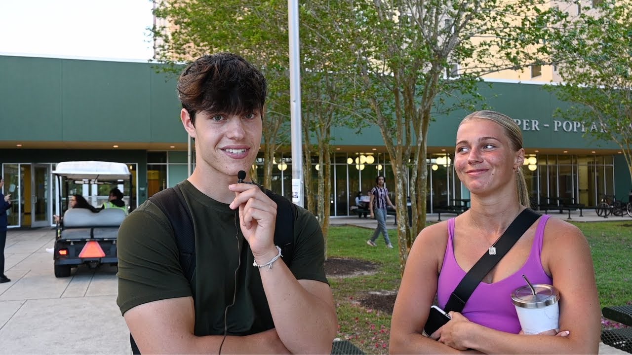 Asking University of South Florida girls deep questions