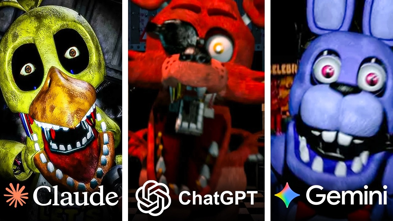 ИИ создал все части FNAF (Chatgpt vs Gemini vs Claude)